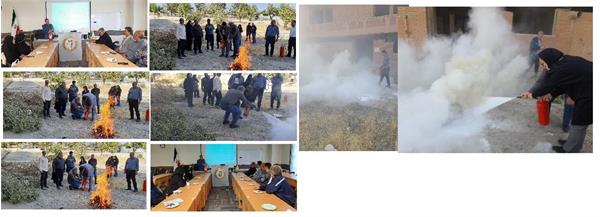 ✅ برگزاری کارگاه اطفاء حریق در دانشکده علوم توانبخشی